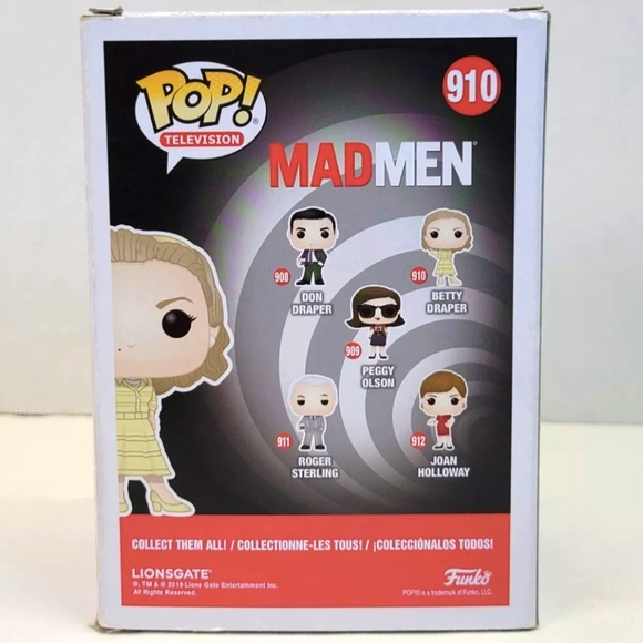 Funko POP! Television Mad Men Vinyl Figure Betty Draper 910 Collectible Figurine - Picture 2 of 10